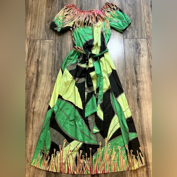 Etcetera Dresses & Skirts - ETCETERA SENSATION Stretch Cotton Short Sleeve Long Dress w/Pockets M